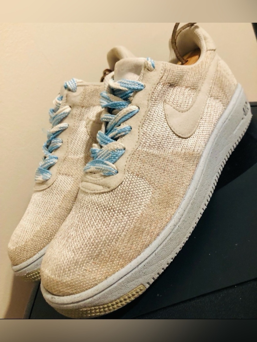 Nike AF1 Crater Flyknit White Photon Dust DH3375-101 Sneakers Shoes-Womens 6.5